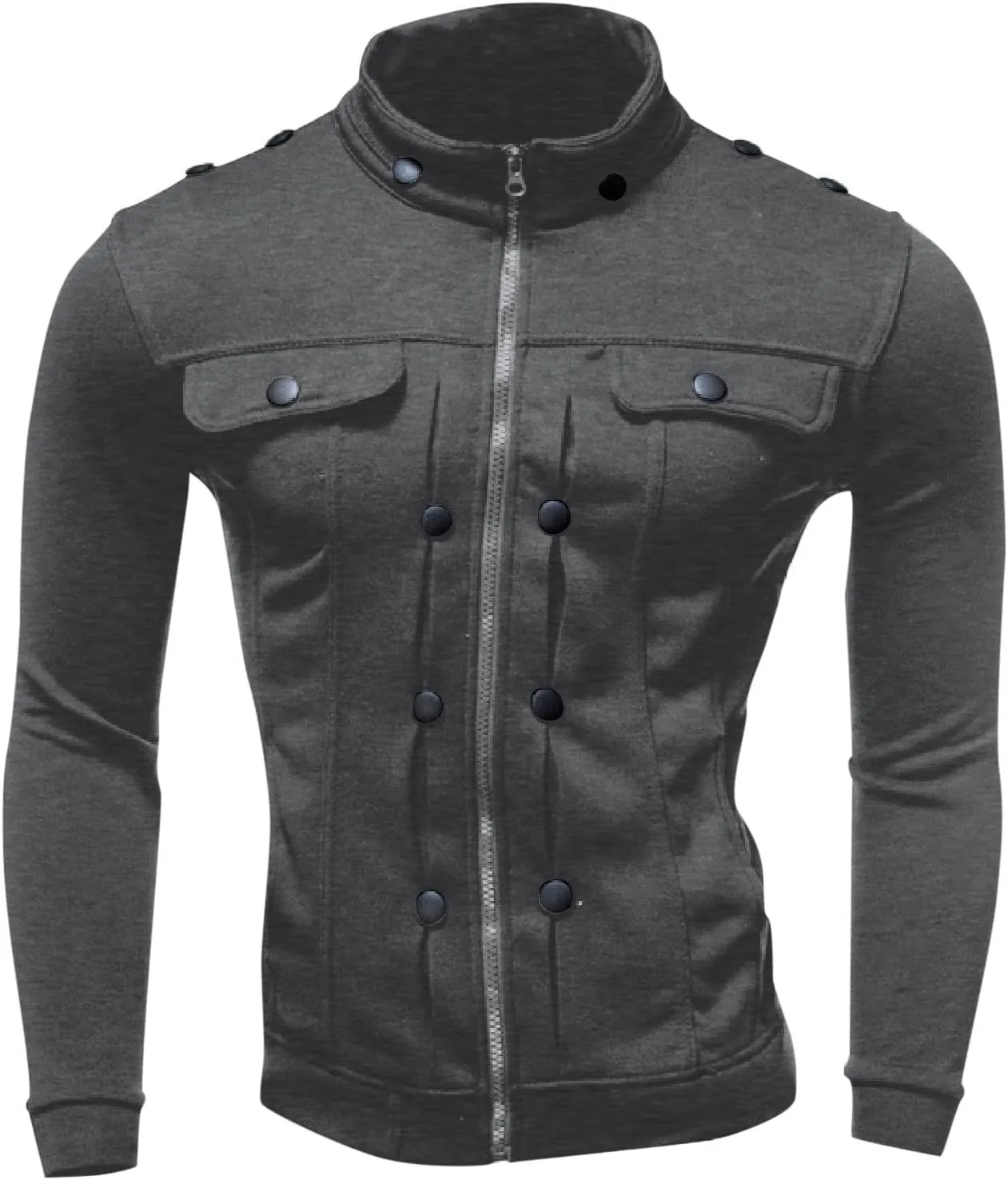 2024 Men's 2 Pieces Full Zip Tracksuits Classic Sport Suits Stylish Casual Outfits Jacket & Pants Fitness Sweatsuit Set