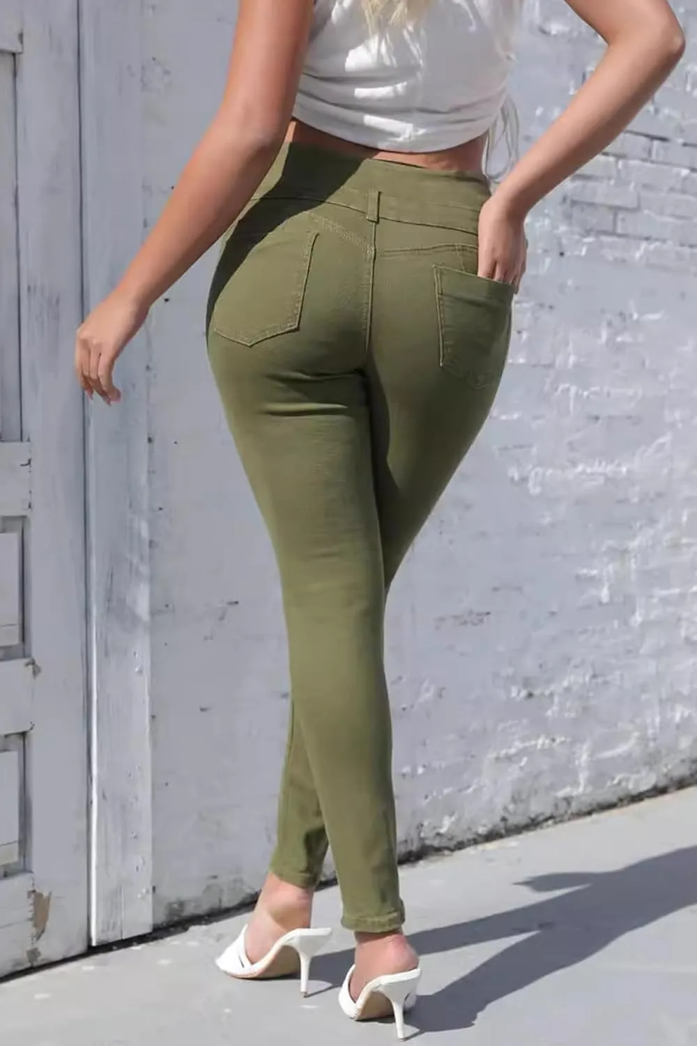 Atditama Women's Jeggings Jeans Stretch High Waisted Skinny Fitted Slim Sexy Butt Lift Women Denim Pants