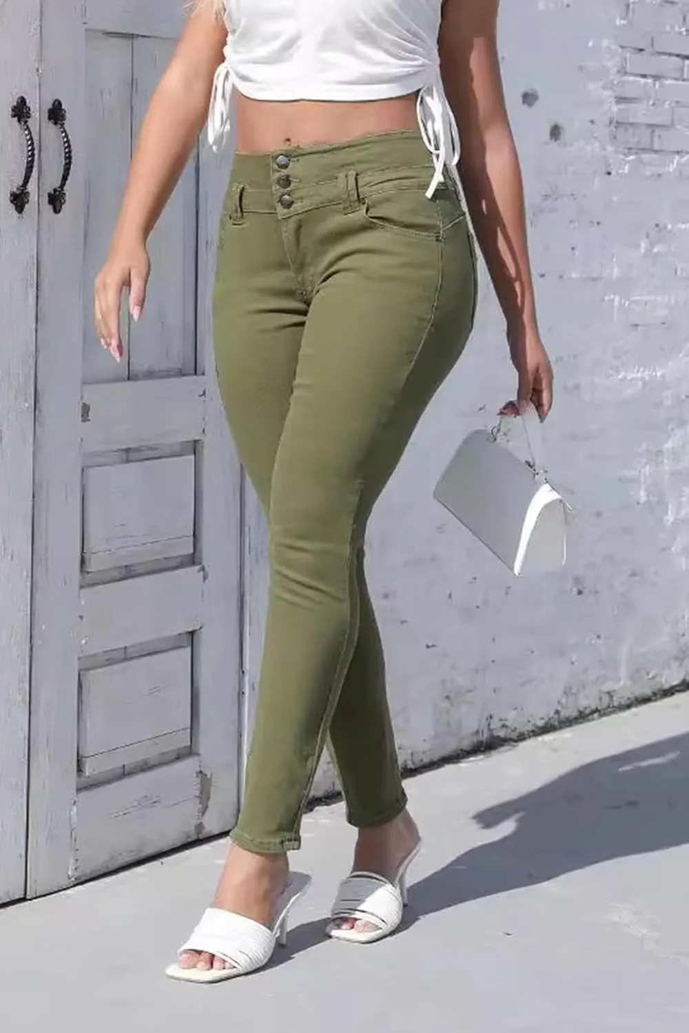 Atditama Women's Jeggings Jeans Stretch High Waisted Skinny Fitted Slim Sexy Butt Lift Women Denim Pants