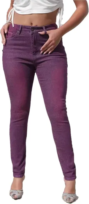 Atditama Women's Jeggings Jeans Stretch High Waisted Skinny Fitted Slim Sexy Butt Lift Women Denim Pants
