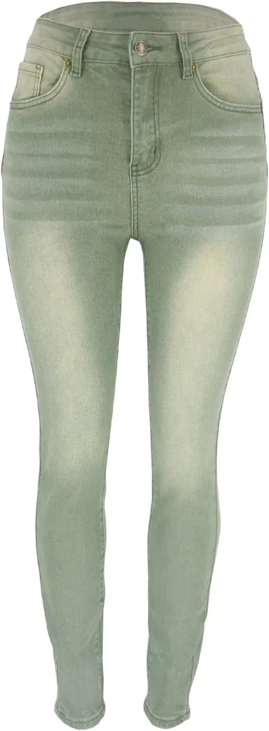 Atditama Women's Jeggings Jeans Stretch High Waisted Skinny Fitted Slim Sexy Butt Lift Women Denim Pants