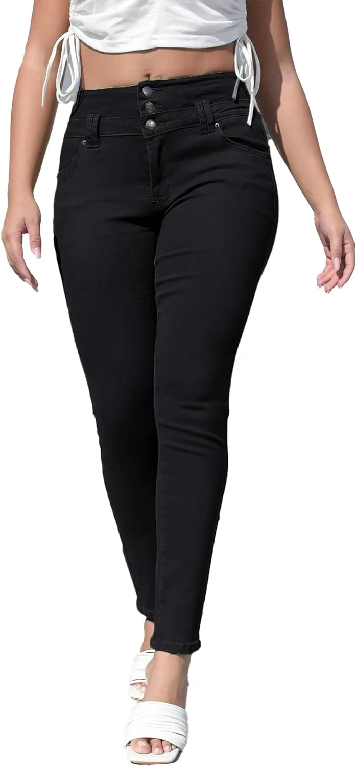 Atditama Women's Jeggings Jeans Stretch High Waisted Skinny Fitted Slim Sexy Butt Lift Women Denim Pants