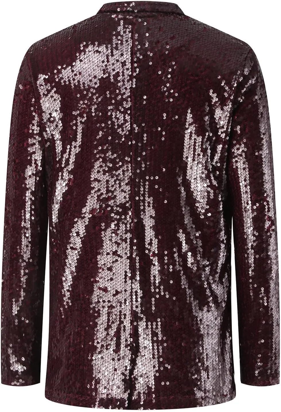 Blazers for Women 2025 Trendy Sequin Jacket Open Front Long Sleeve Glitter Party Suit Jackets Lightweight Elegant Tops