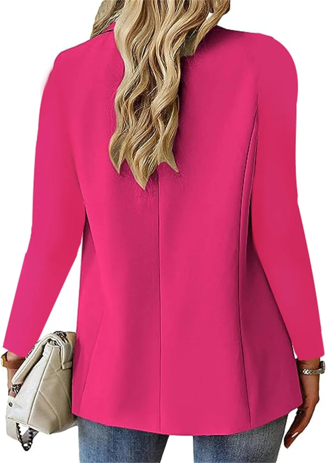 Blazers for Women Business Casual Long Sleeve Jackets Work Casual Blazer Suit Lightweight Elegant Open Front Jacket