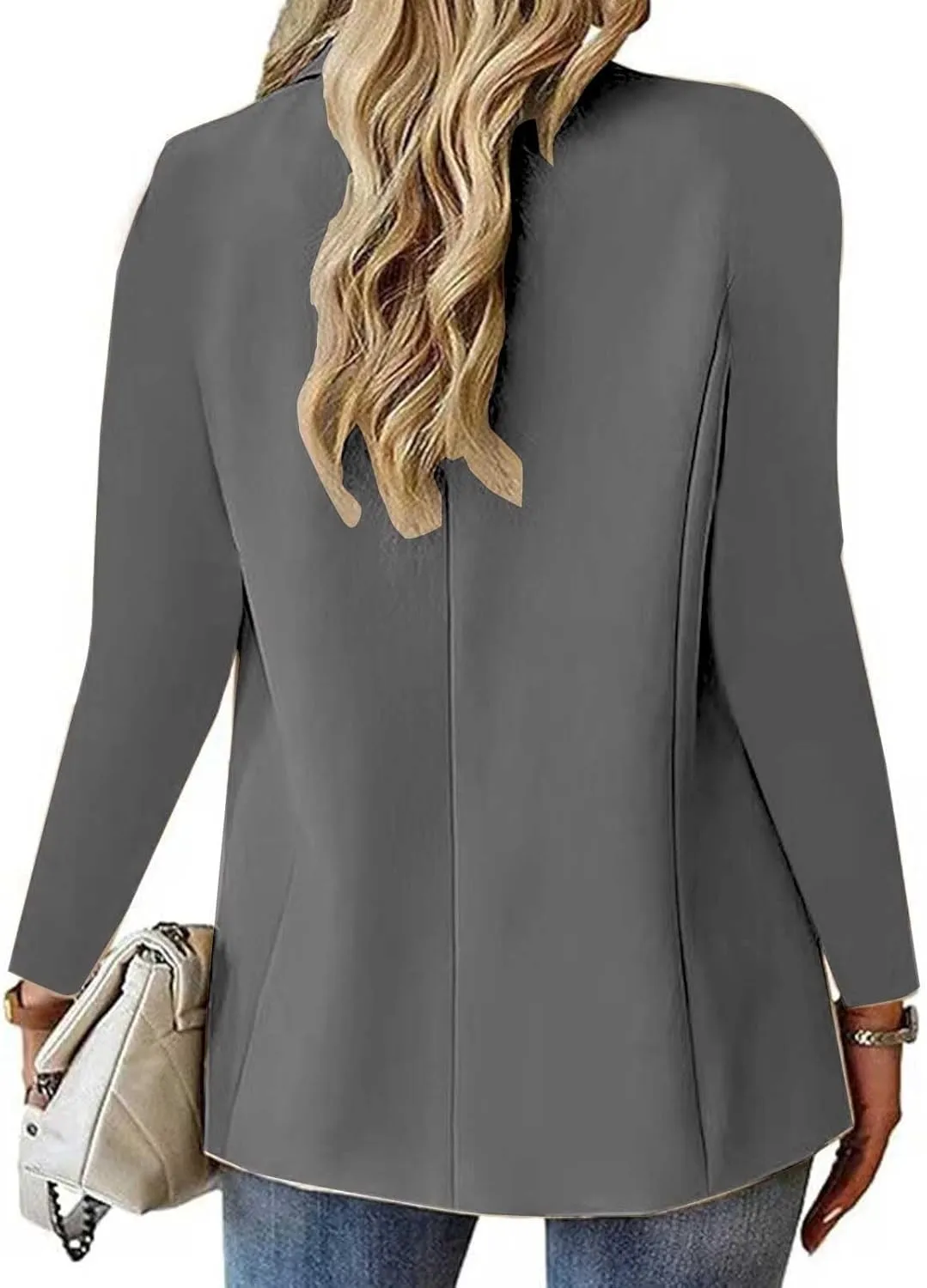 Blazers for Women Business Casual Long Sleeve Jackets Work Casual Blazer Suit Lightweight Elegant Open Front Jacket