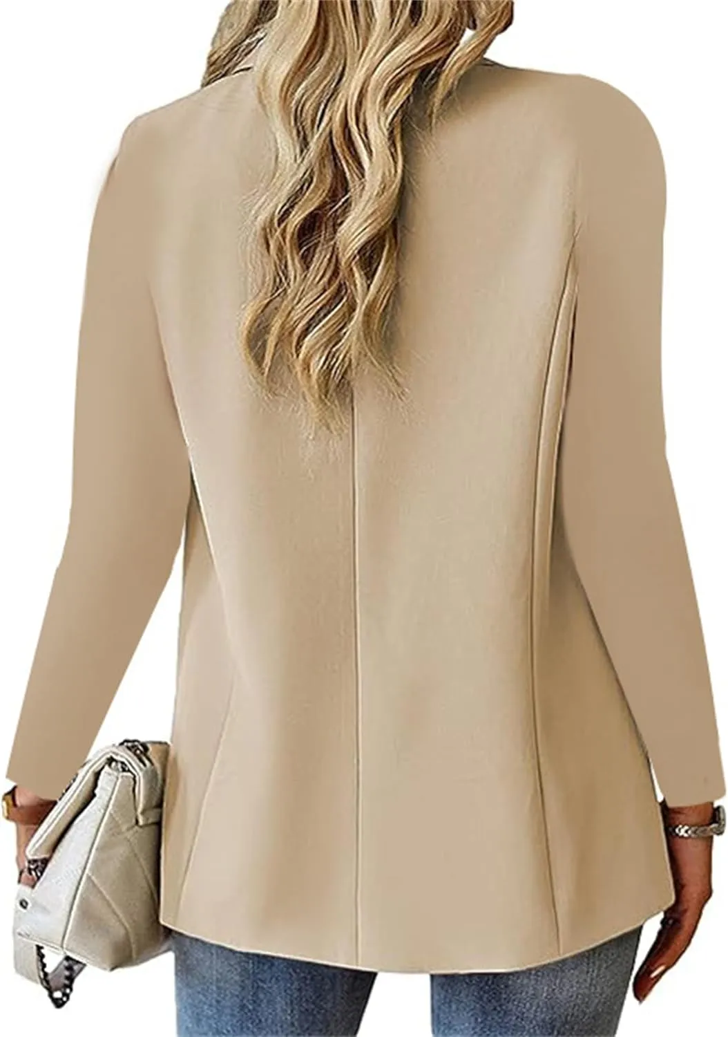 Blazers for Women Business Casual Long Sleeve Jackets Work Casual Blazer Suit Lightweight Elegant Open Front Jacket