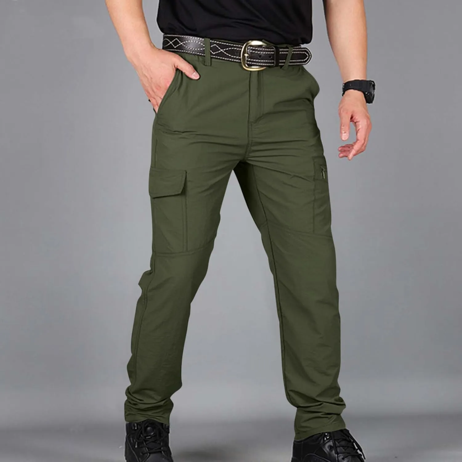 Cargo Pants for Men 2025 Travel Stretch Heavyweight Utility Lightweight Trousers Men