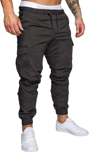 Cargo Pants for Men,Men Outdoor Cargo Pant Classic Fit Lightweight Tactical Pants Hiking Jogger Multi Pockets