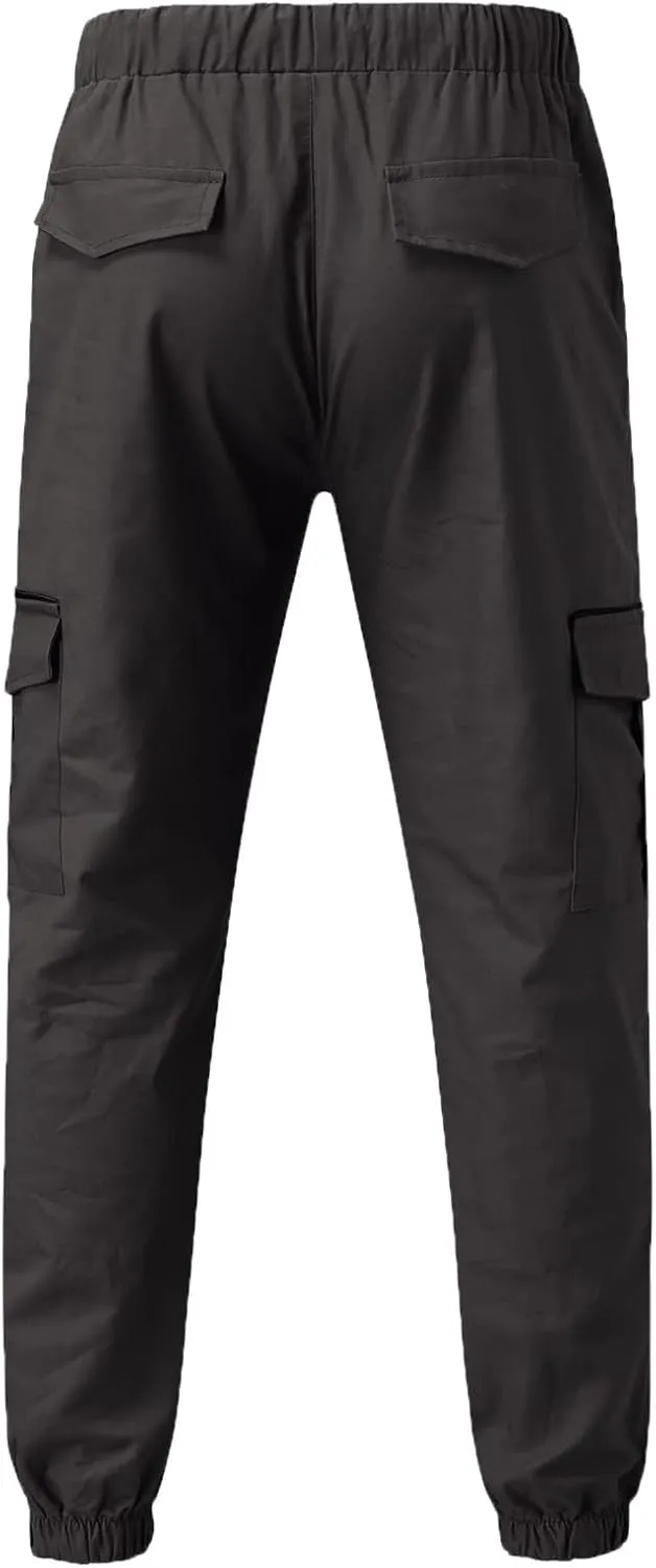 Cargo Pants for Men,Men Outdoor Cargo Pant Classic Fit Lightweight Tactical Pants Hiking Jogger Multi Pockets