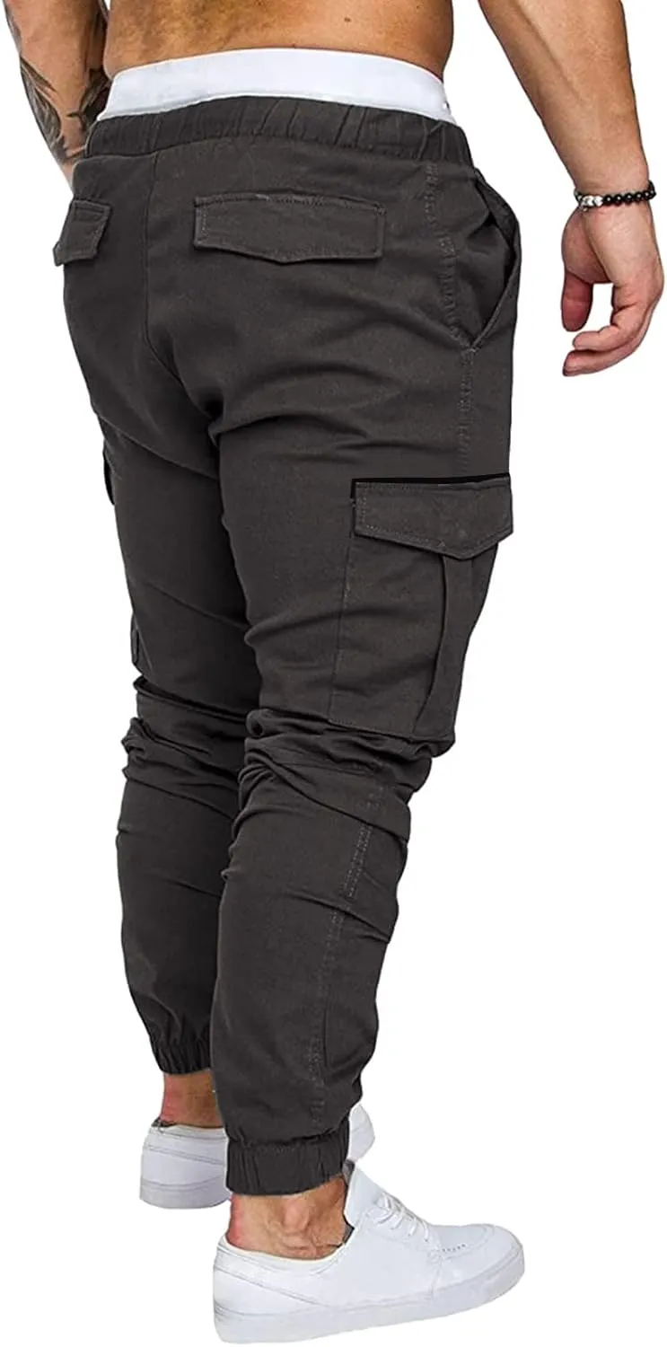 Cargo Pants for Men,Men Outdoor Cargo Pant Classic Fit Lightweight Tactical Pants Hiking Jogger Multi Pockets