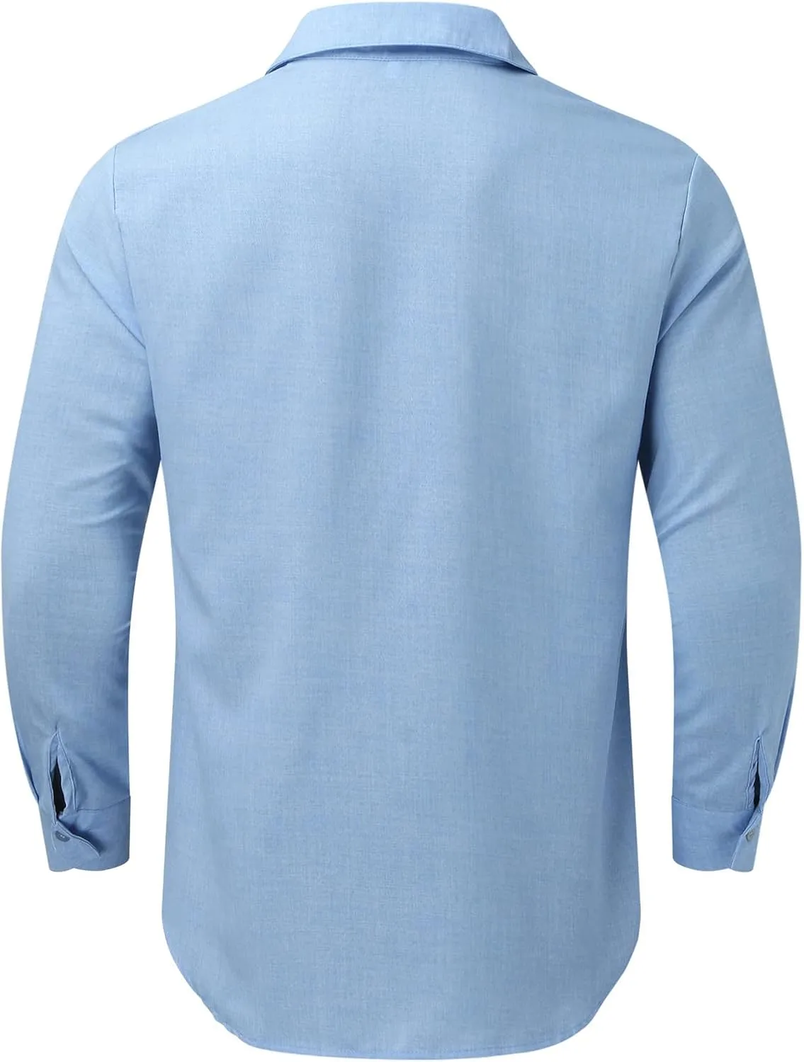 Cargo Shirts for Men Construction Work Shirts Button Up UV Long Sleeve Sun Protection Tactical Hiking Fishing Shirt