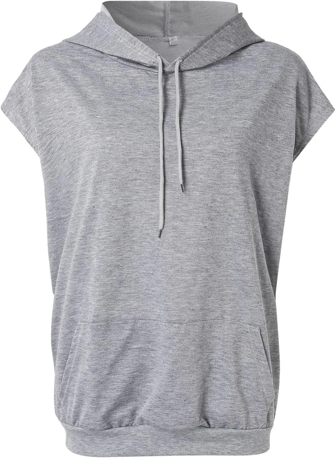 Casual Hoodies for Women Oversized Sleeveless Solid Sweatshirt Loose Drawsting Pocket Pullover 2024 Fashion Fall Outfit