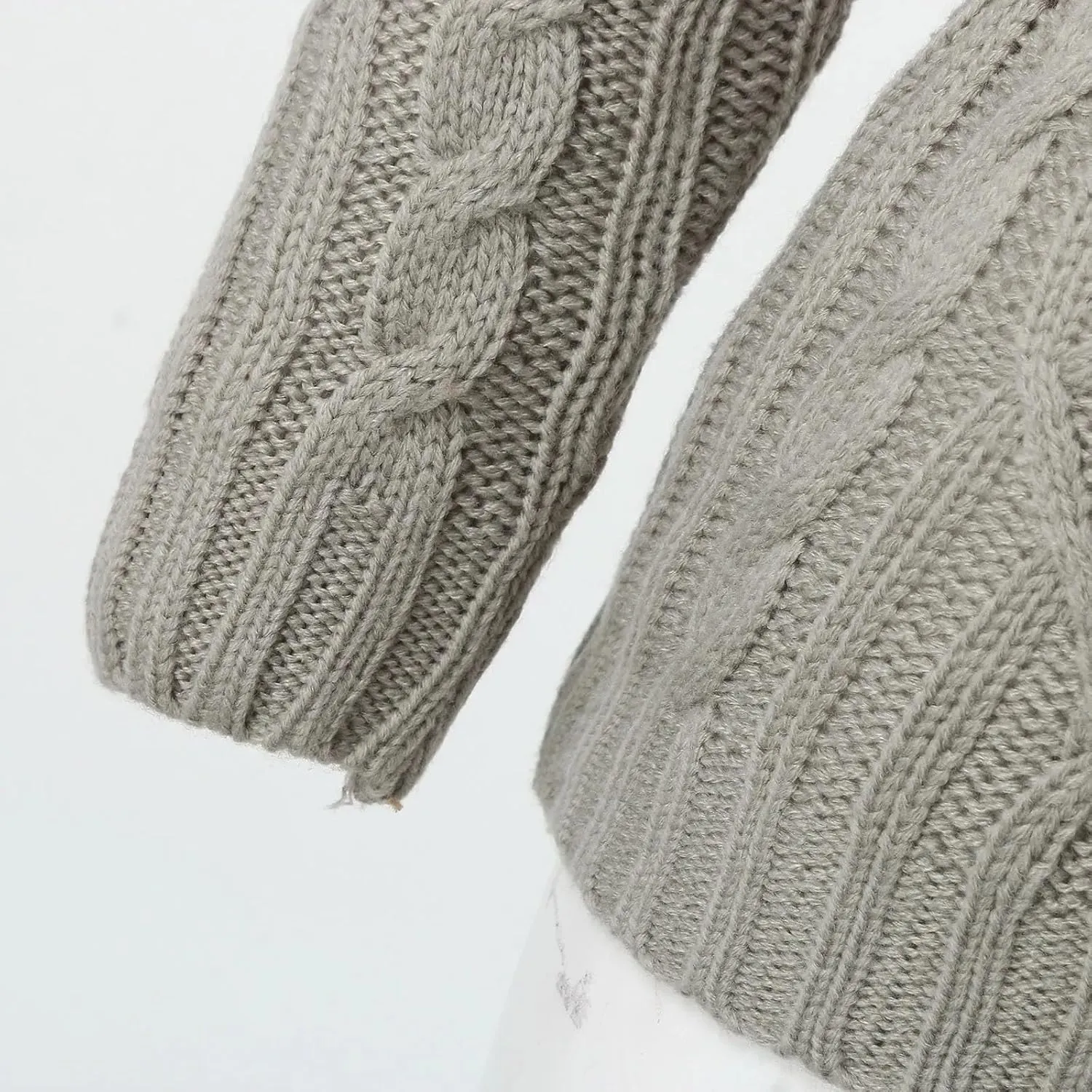 Christmas Mom Gift Clothing Women's Oversized Sweater Turtleneck Warm Pullover