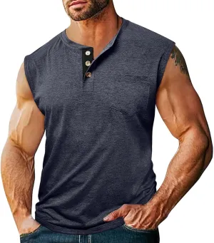 Compression Shirts Mens Trendy V Neck Sleeveless Muscle Cut Shirt Lightweight Quick Dry Athletic Workout Gym Tees