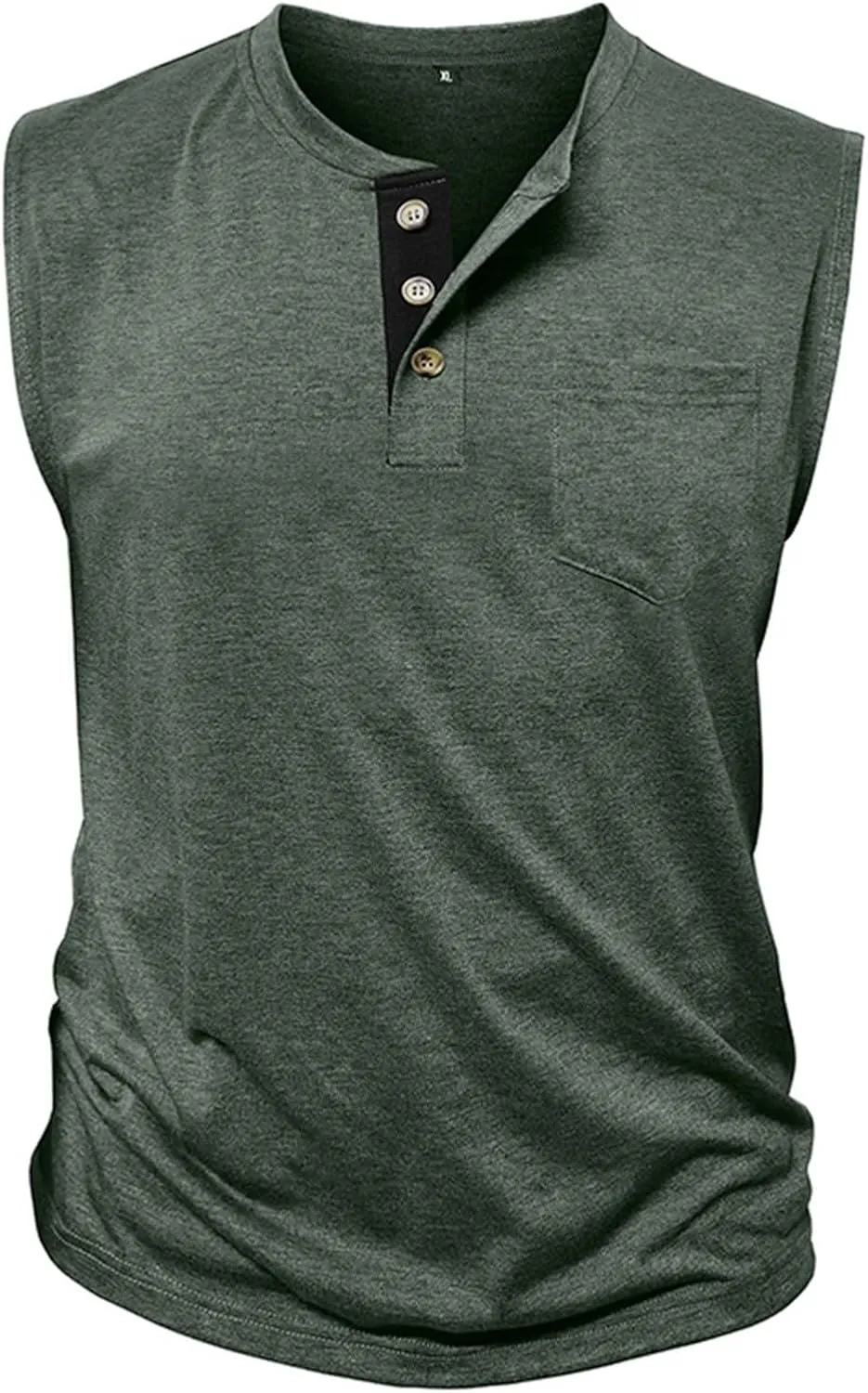 Compression Shirts Mens Trendy V Neck Sleeveless Muscle Cut Shirt Lightweight Quick Dry Athletic Workout Gym Tees
