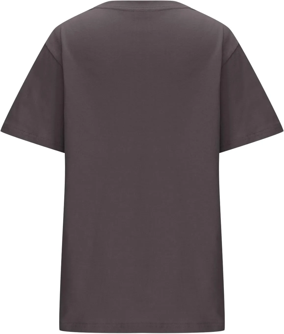 Cotton Shirts for Women Trendy 2025 Oversized Short Sleeve Crewneck Summer Tops Casual Loose y2k Blouses Basic Tees