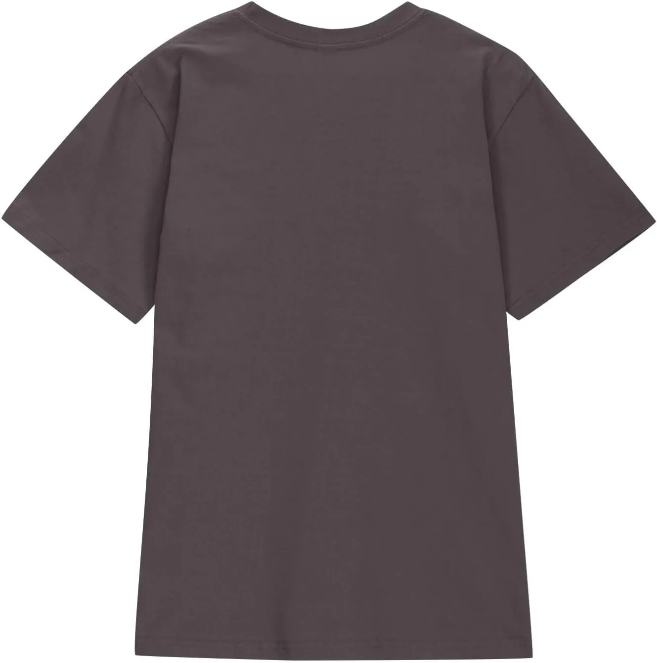 Cotton Shirts for Women Trendy 2025 Oversized Short Sleeve Crewneck Summer Tops Casual Loose y2k Blouses Basic Tees