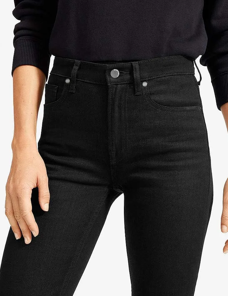 Demon&Hunter 617 Series Women Jeans High Waisted Slim Ladies Black Pant Plus