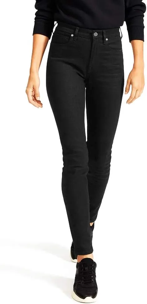 Demon&Hunter 617 Series Women Jeans High Waisted Slim Ladies Black Pant Plus