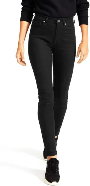 Demon&Hunter 617 Series Women Jeans High Waisted Slim Ladies Black Pant Plus