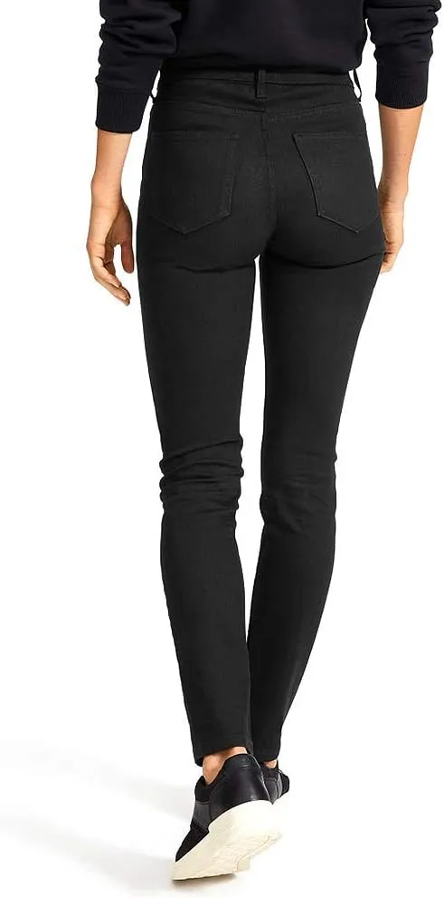 Demon&Hunter 617 Series Women Jeans High Waisted Slim Ladies Black Pant Plus