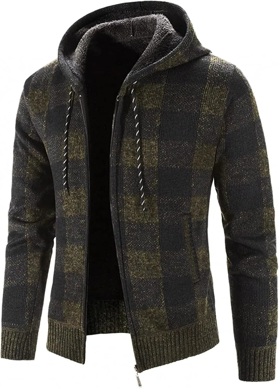 Dudubaby Soft Hooded Sweatshirt Casual Hoodies Men'S Fashion Long Sleeve Warm Camouflage Printed Hooded Jacket Top