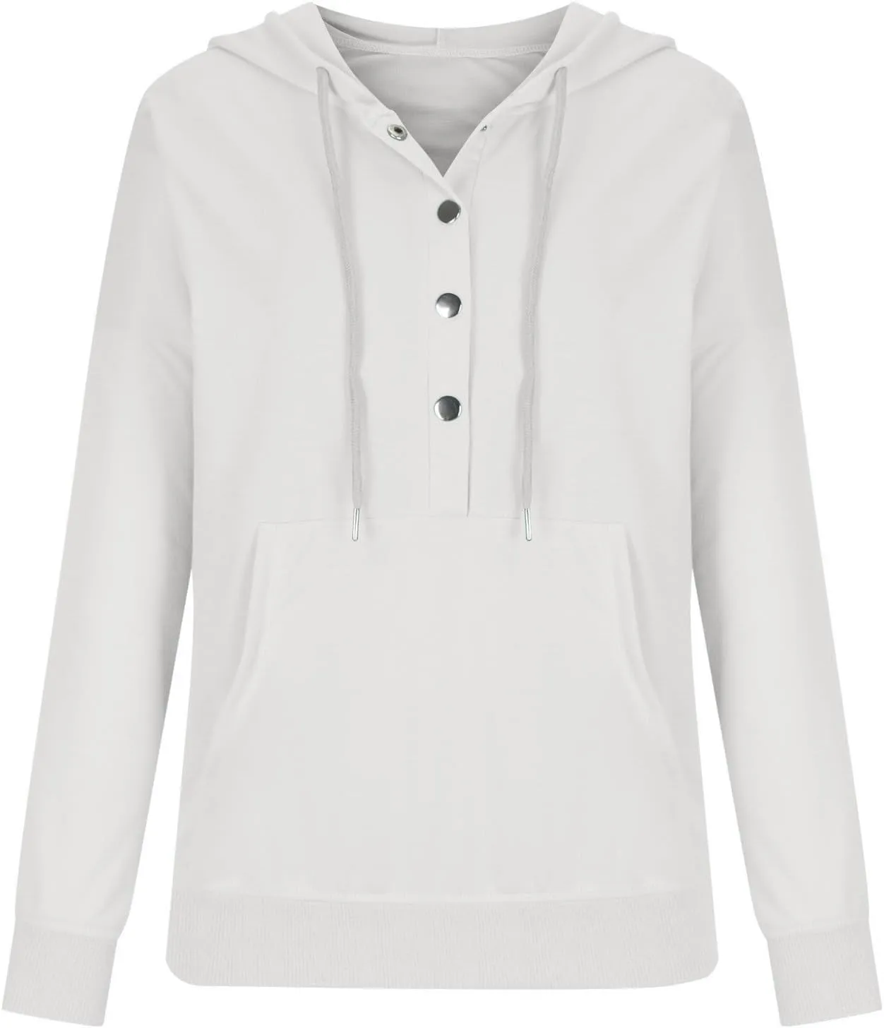Fashion Casual Hoodies for Women Long Sleeve Pullover Tops Drawstring Hooded Sweatshirts Fall Fashion Outfits 2024