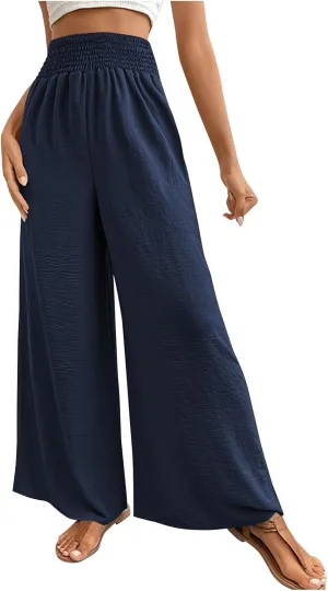 for Women Fall Summer Loose Fit High Cut Flare Wide Leg Straight Leg Long Bootcut Leg Pants Women 2025 Trendy
