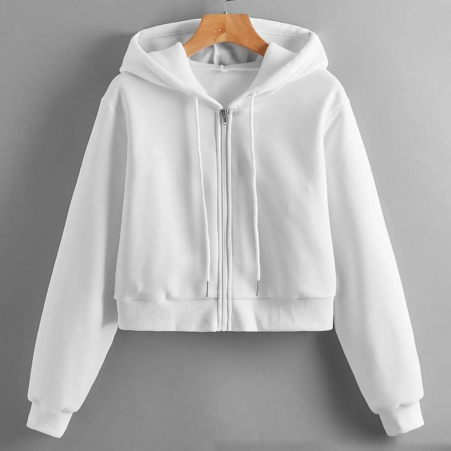 Furry Jackets for Women Womens Fleece Zipper Hoodies Sweatshirt Fashion Crop Plus Size Jacket Tunic Gym Sweat Shirts
