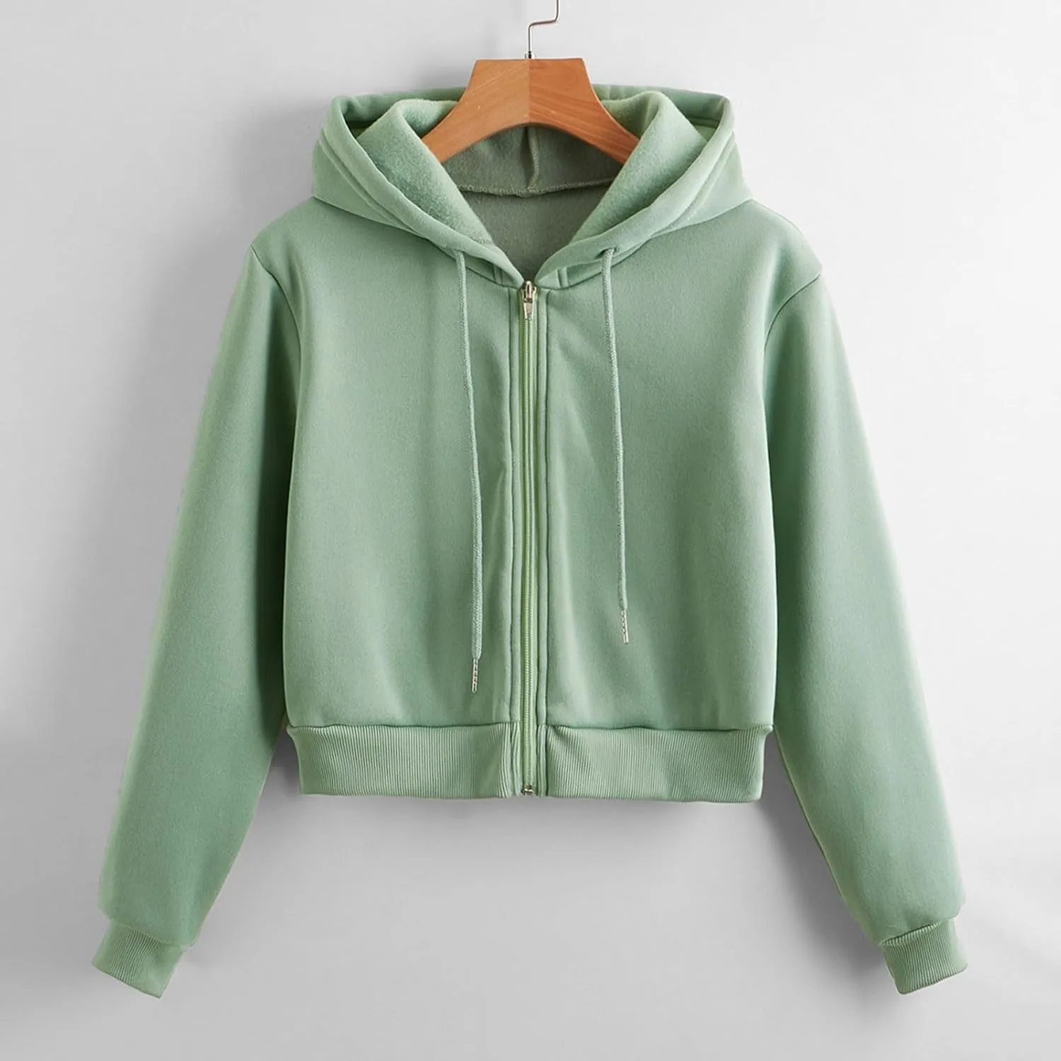Furry Jackets for Women Womens Fleece Zipper Hoodies Sweatshirt Fashion Crop Plus Size Jacket Tunic Gym Sweat Shirts