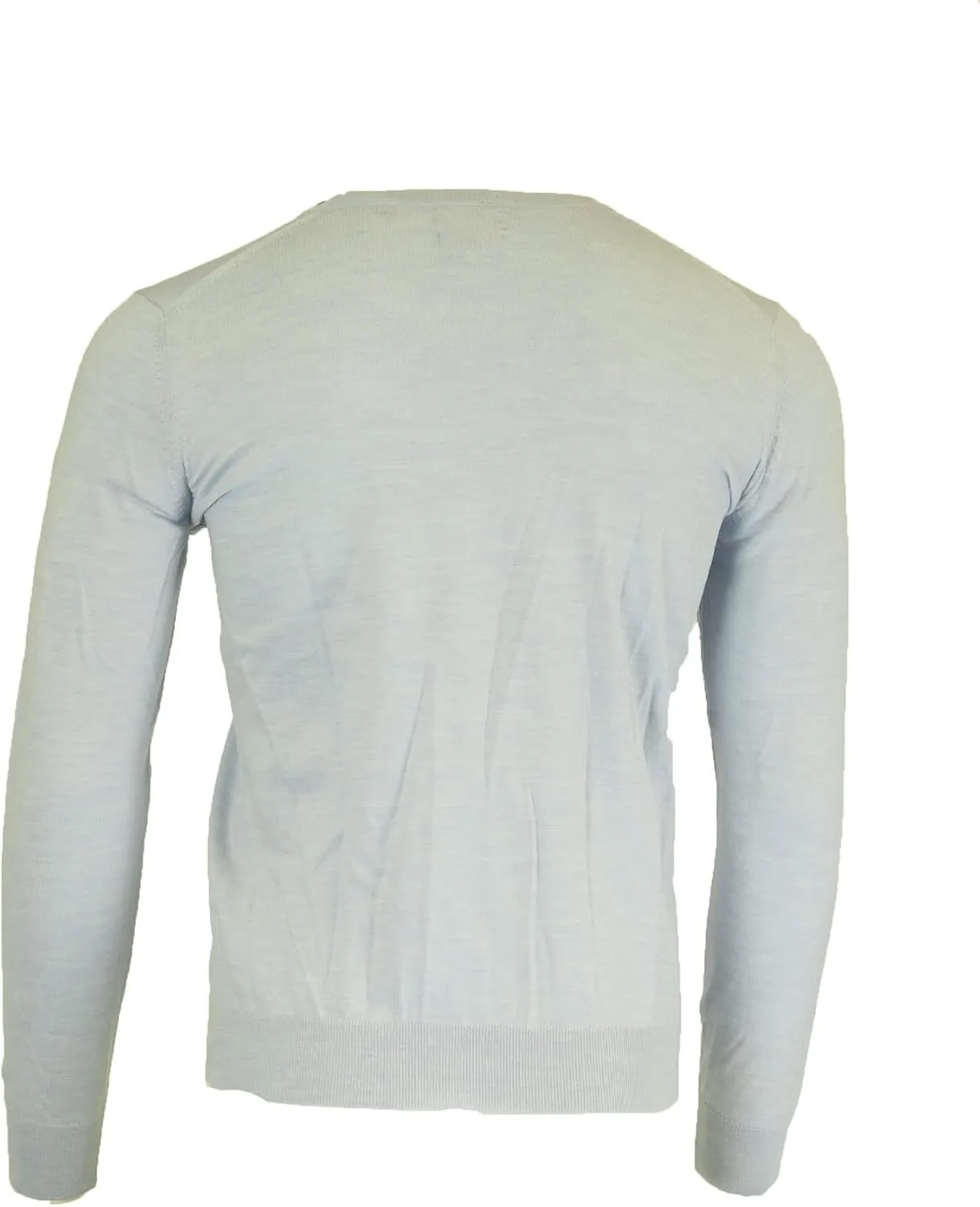 GANT Men's Fine Merino Wool V-Neck Sweater