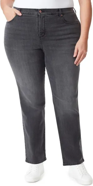Gloria Vanderbilt Women's Amanda Classic High Rise Tapered Jean Plus