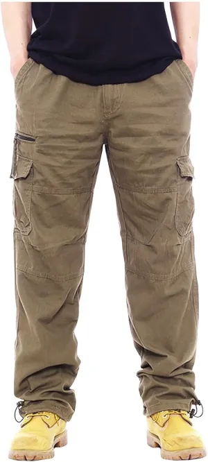 GOFULY Mens Cargo Pants Casual Ripstop Stretch Joggers Sweatpants Pockets Y2K Pants Men Slim Fit Travel Pants Plus Size 2024