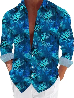 Hawaiian Shirt for Mens 2025 Fashion Tropical Beach Aloha Shirts Summer Button Down Short Sleeve Novelty Printed Tops