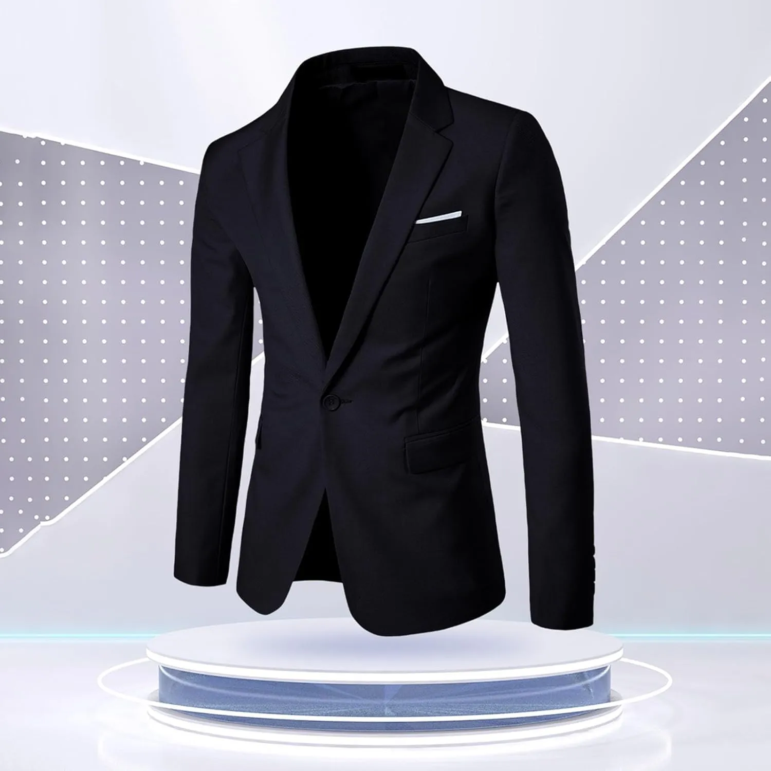LCMTWX Blazer For Men One Button Slim Fit Sport Coat Business Daily Summer Jacket Men Summer Suits For Men Windbreaker