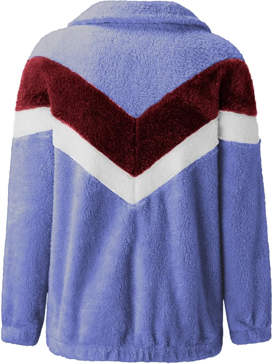 LCMTWX Fleece Jacket Women Casual Coat Outdoor Slim Coffee Outwear Plush Long Cardigan Trendy Warm Oversized Fluffy Womens