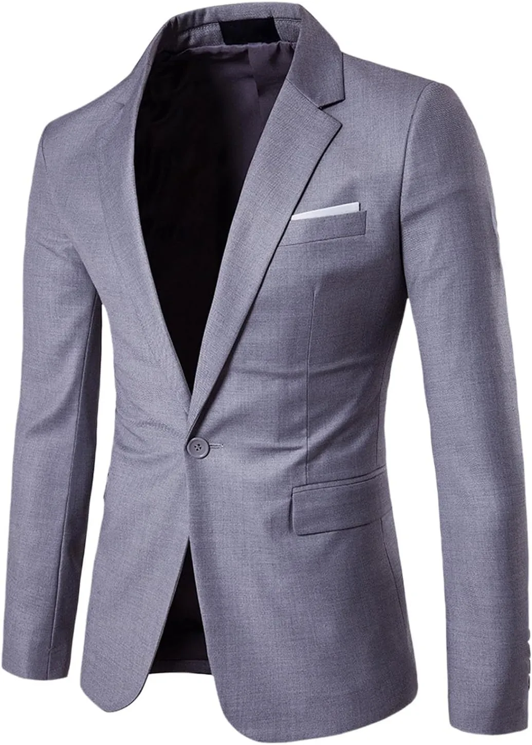 LCMTWX Mens Blazer Jacket 2024 Casual Men's Tops Jacket Fit One Button Fashion Men's Coats Jackets Black Suits For Men Men