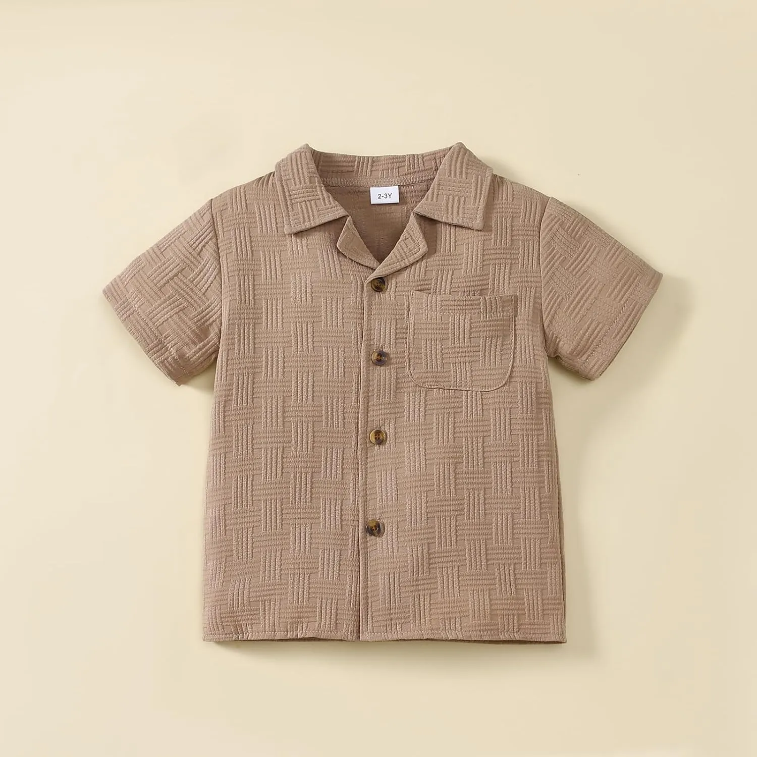 Little Boy Summer Clothes Short Sleeve Button Down Shirts   Shorts Beach Vacation Outfits