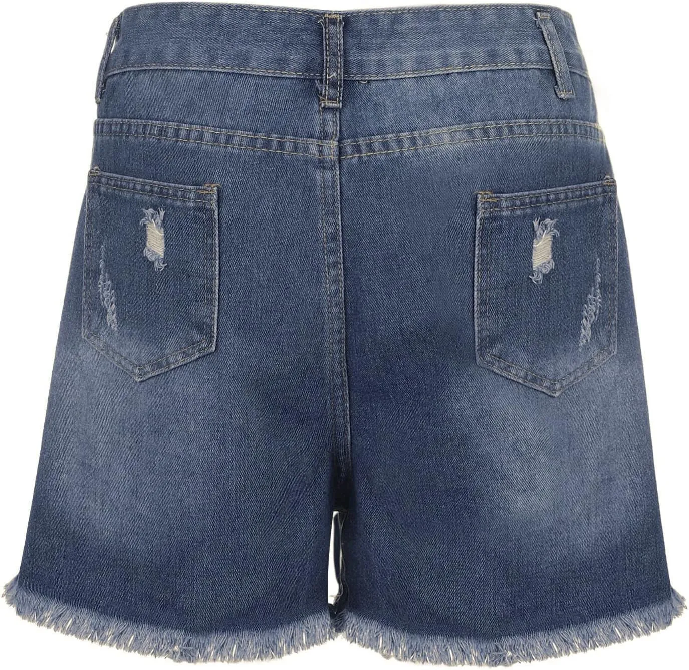 Loose Shorts For Women Denim Plus Size Denim Bermuda Jean Shorts High Waisted Ripped Distressed Shorts for Summer