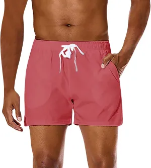 Men Combat Lightweight Quick Dry Baggy Workout Casual Pants Summer Sports Shorts Solid Beach Hiking Breathable Bermuda Pant