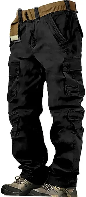 Mens Cargo Work Pants 6 Full Men's Cargo Cargo Pocket Men's Pants Gym Clothes for Men Sweat Pants Mens Lightweight