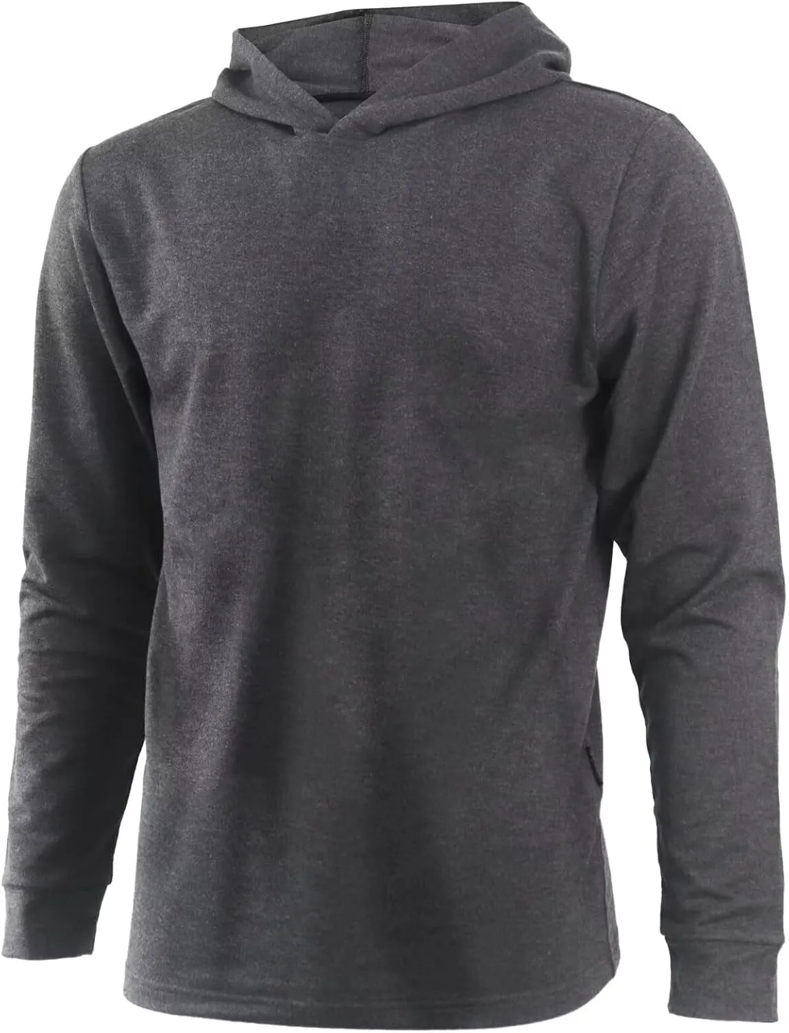 Mens Casual Hoodies Cotton Hooded Shirts Pullover Sweatshirts Comfy Long Sleeve Fitted
