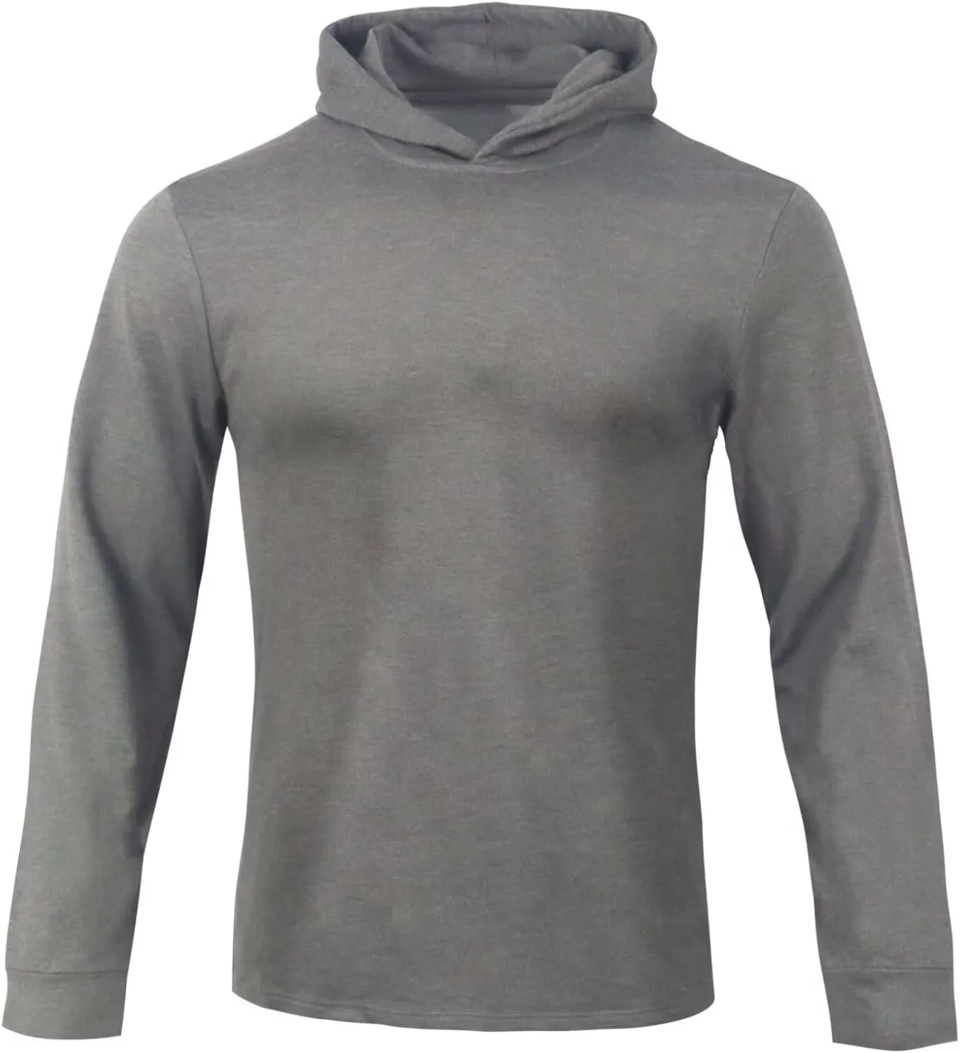 Mens Casual Hoodies Cotton Hooded Shirts Pullover Sweatshirts Comfy Long Sleeve Fitted