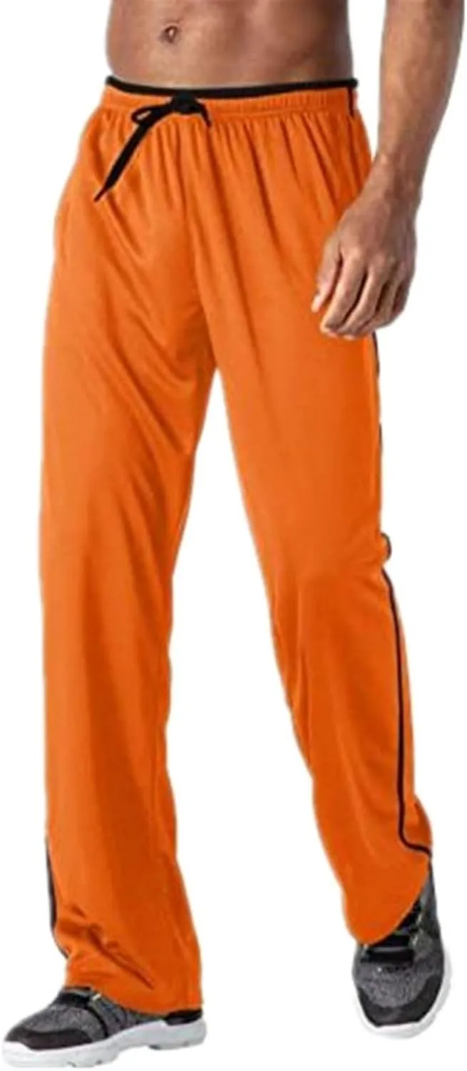 Mens Casual Pants Hip Hop Drawstring Elastic Waist Stretch Breathable Loose Fit Sweatpants Workout Training Trousers