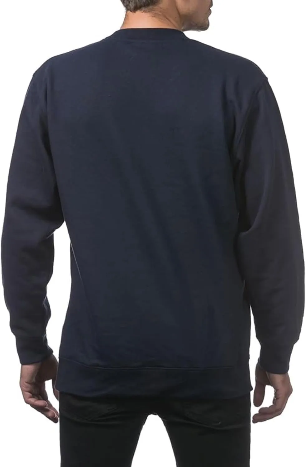 Men's Crewneck Sweatshirt Plain Sweatshirts Athletic Workout Sweat Shirts Soft Long Sleeve Pullover Shirt