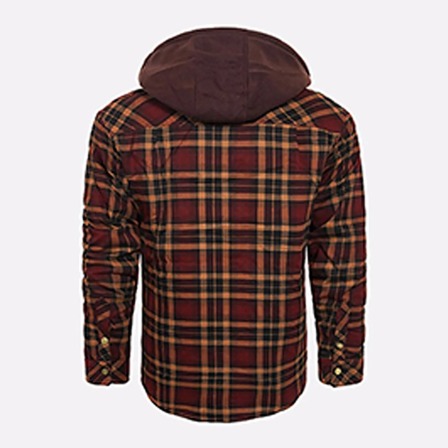 Men's Hooded Jacket Fall Winter Zipper Long Sleeves Coat Tops Loose Casual Hoodies Sweatshirt Outwear & Jackets