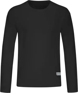 Mens Long Sleeve Tee Shirt Workout Running Shirts Athletic Gym UPF SPF UV Sun Protection Quick Dry Lightweight Shirts