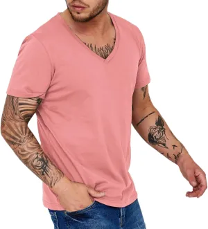 Men's Muscle T-Shirts Casual Thin Breathable Quick Dry Sweat Shirt Wicking Short Sleeve Tee Top UPF 50  Swim T Shirts