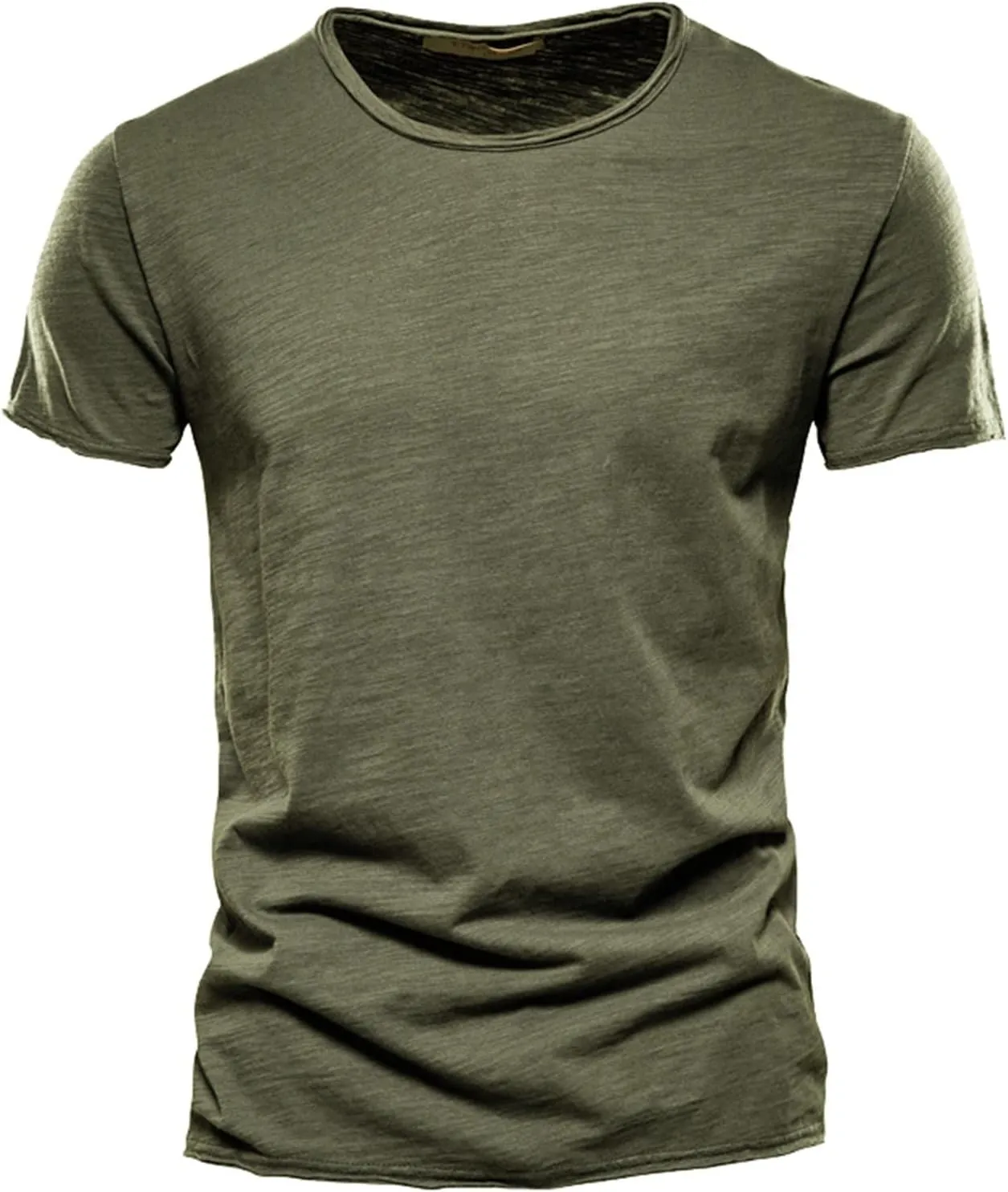 Mens Muscle Workout T Shirts Athletic Short Sleeve Bodybuilding Active Tees Gym Workout Athletic Crewneck Summer Tops