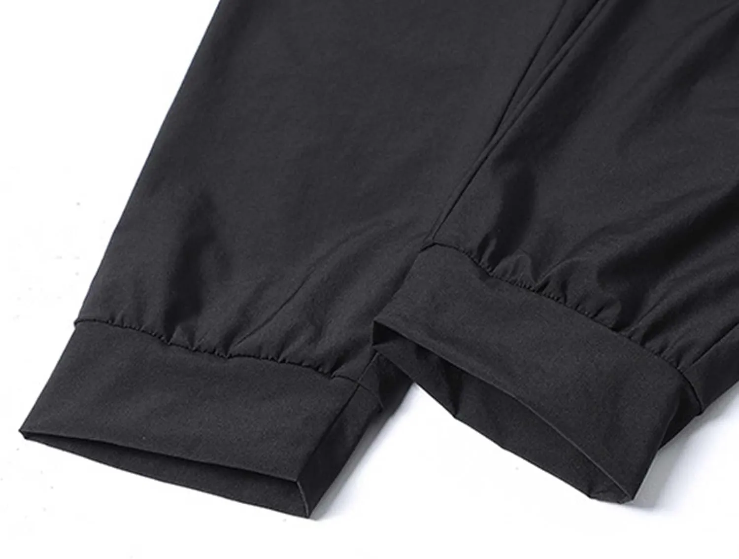 Mens Pants Casual Relaxed Fit Stretch Ice Silk Joggers Unisex Stretch Quick Drying Pants Silm Breathable Sports Pant